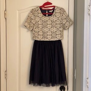 Anthropologie Weston fit and flare dress size XS